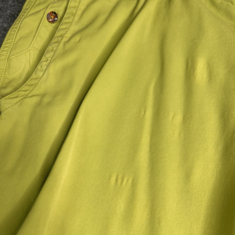 Robert Graham Mens Chino Shorts‎ Neon Green Size 34 - Picture 6 of 14